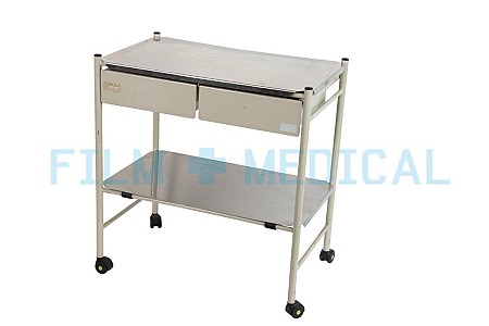 Trolley Rectangular Cream Drawers